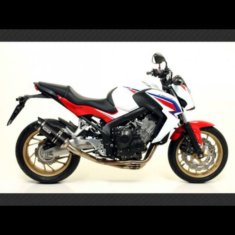 Knalpot Arrow Thunder Carbon Full System Honda CB650F CB 650F CBR 650F 2014-2018