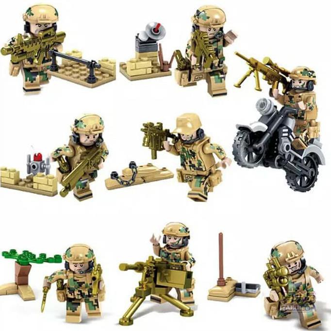 Terlaris 1Pc Action Figure Tentara Swat Toy Lego Mainan Koleksi Pajangan Hobi