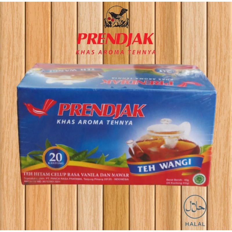 

Prendjak Teh Hitam Celup Rasa Vanila Dan Mawar Black Tea With Vanilla And Rose Flavoured 20Sachet@2gr