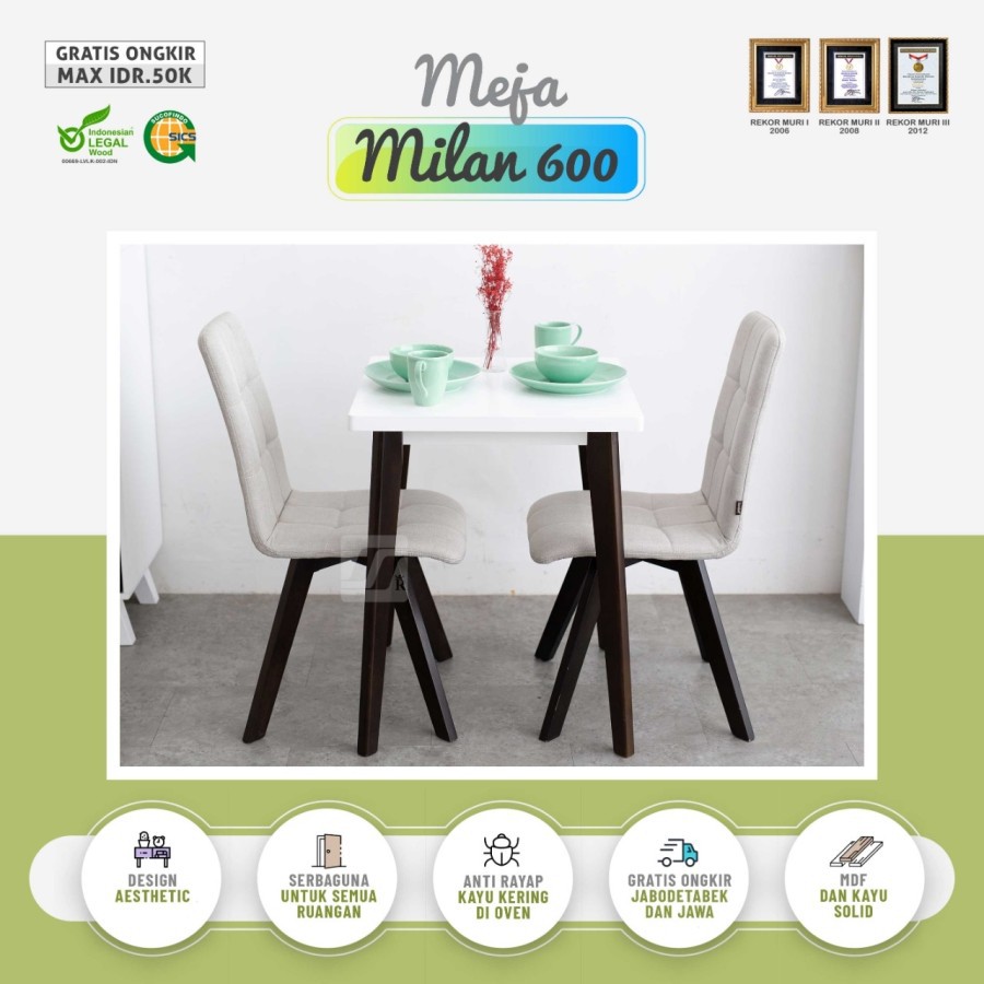 Meja serbaguna elegan/meja cafe/mejamultifungsi/putih