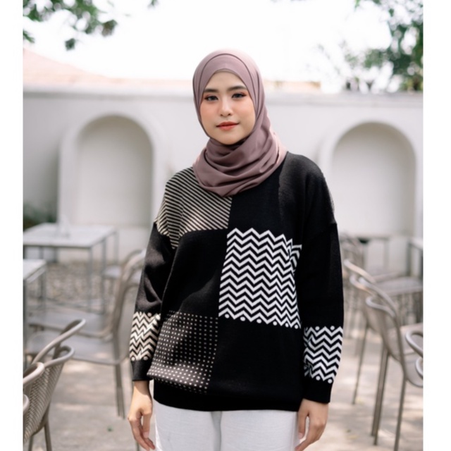 ZILLIA SWEATER OVERSIZE - sweater rajut / sweater murah / sweater rajut oversize