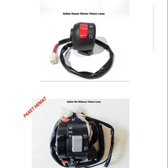 Saklar kanan kiri handel switch starter klakson set vixion lama