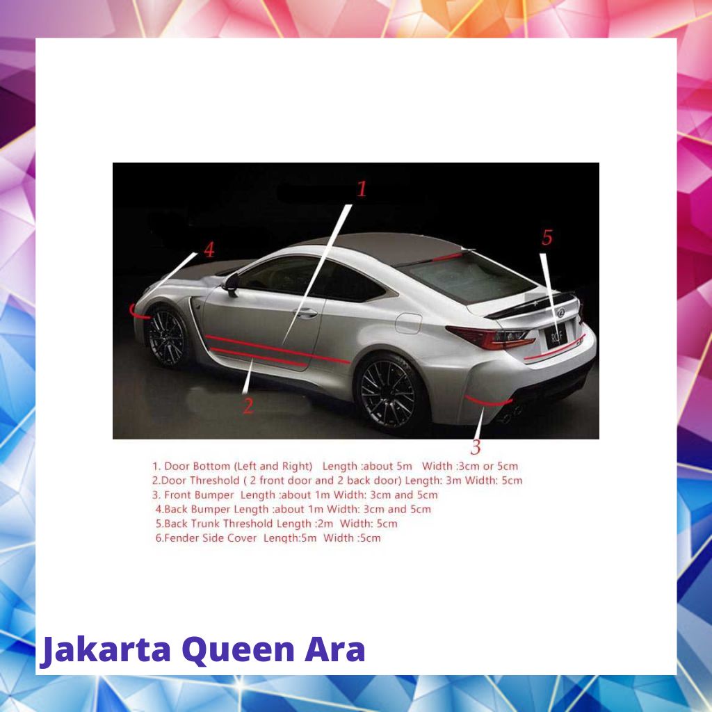 Karlor Stiker Vinyl Carbon Fiber Mobil 5 x 300 CM - TAA74