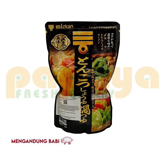 

MIZKAN PORK BONE & SOY SAUCE NABE 750 GR POUCH