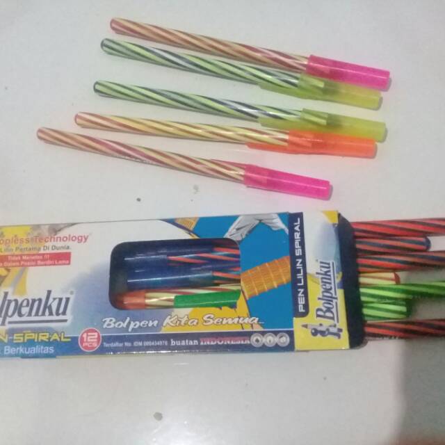 

Bolpen Lilin Spiral Bolpenku
