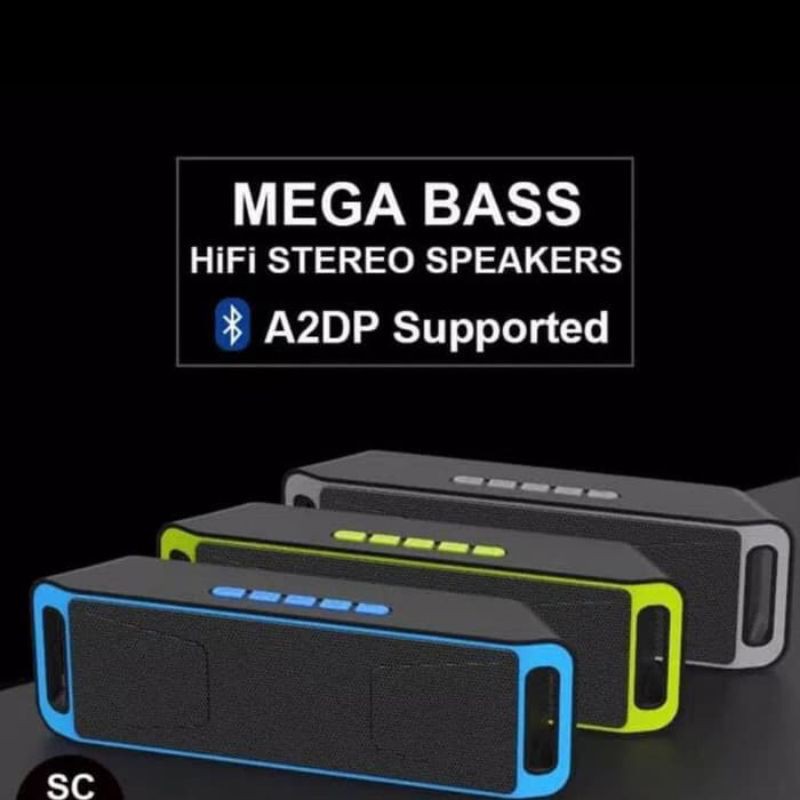 SPEAKER BLUETOOTH ADP MEGABASS STEREO MUSIC.