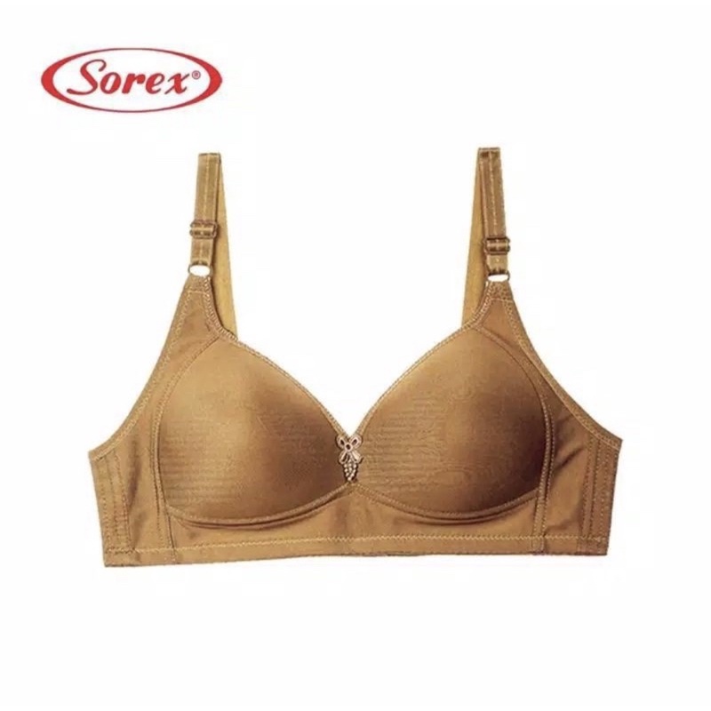 Bra BH Tanpa Kawat Super Soft Sorex 17238 CUP B UK 34-40-Cream