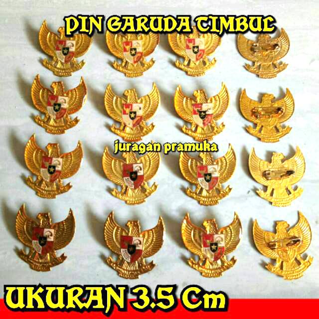 PIN GARUDA TIMBUL 3.5cm