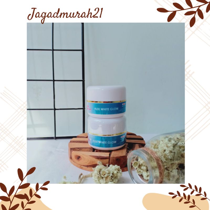 CREAM MALAM FLEK WHITE GLOW AZKA BEAUTY GLOW SKINCARE/ CREAM MALAM FLEK / CREAM PEMUTIH WAJAH