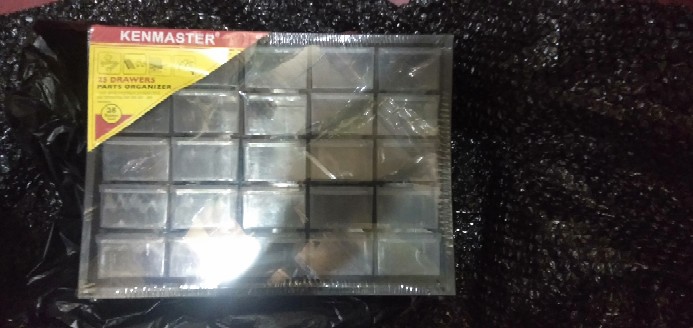 Rak / Kotak Komponen 25 Slot ( Partisi) Kenmaster