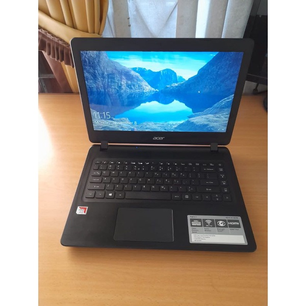 Laptop Second Acer 3 A314 Amd A6-9220e Radeon R4 Ram 4GB HDD 500GB Windows Ori - Laptop Bekas Acer -