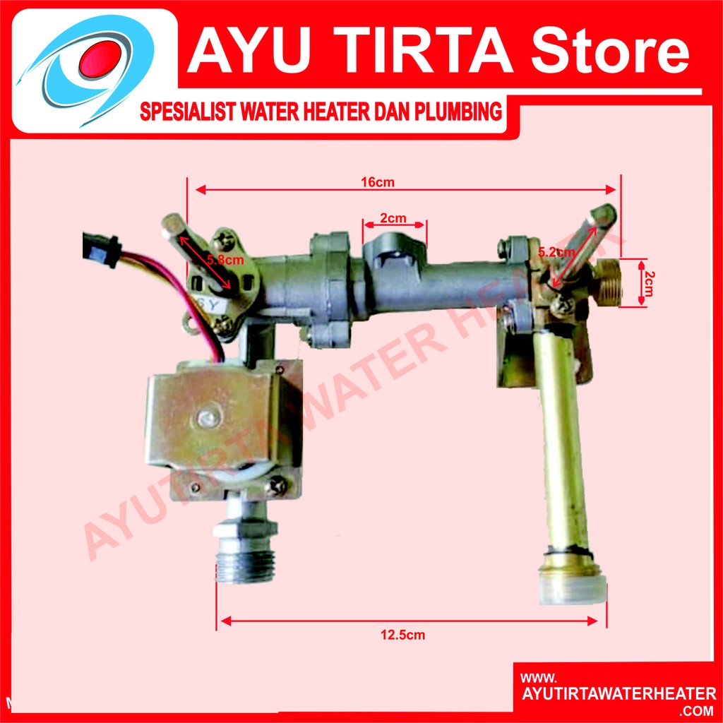INLET VALVE LOW PRESSURE WATER HEATER GAS
