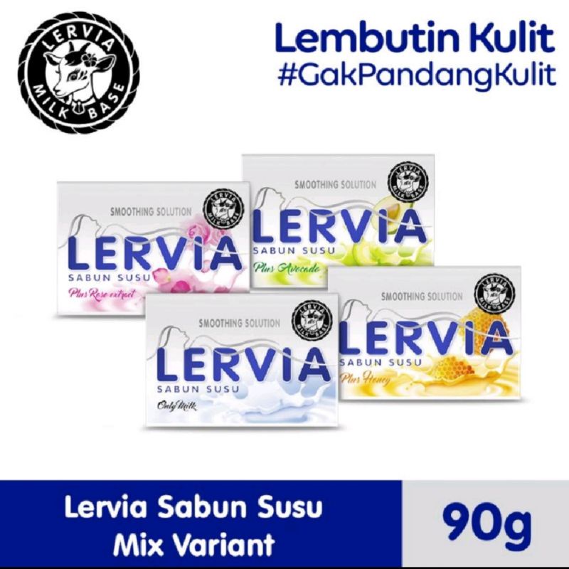 PROMO DISKON 30% !! LERVIA SABUN BATANG  90 Gr