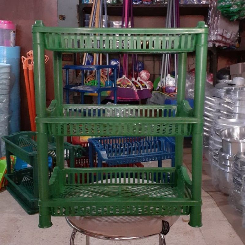 rak plastik serbaguna/rak piring plastik