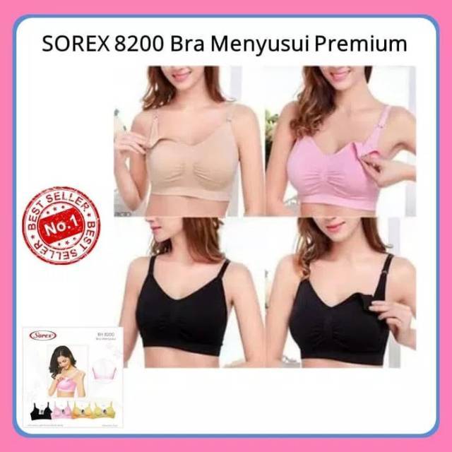 BH TANPA KAWAT BH BUSUI BRA SOREX 8200 ORIGINAL