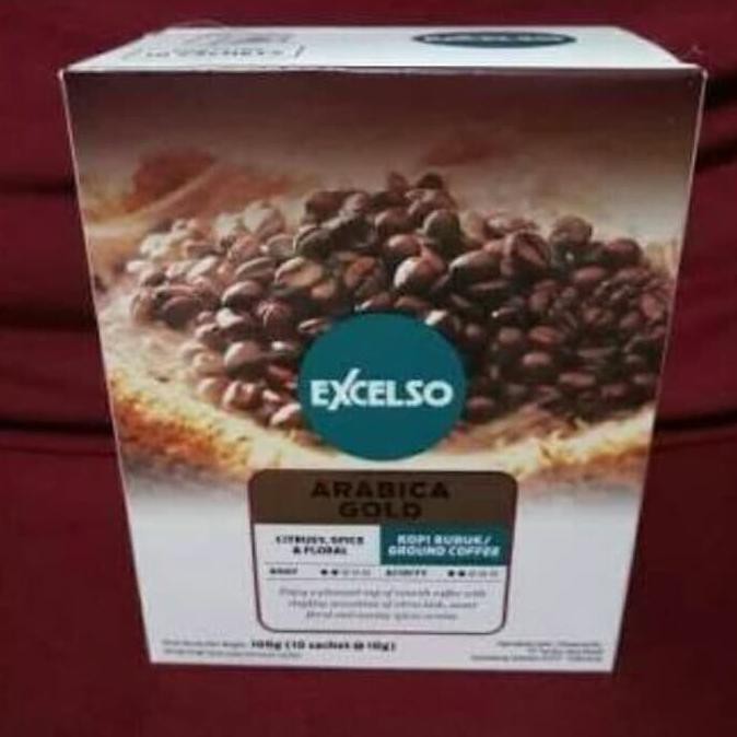 

Kopi Excelso Arabica Gold 10 gr STOK TERBATAS