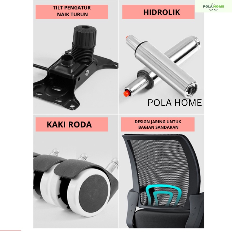 Pola Kursi Staff Kursi Kantor Kursi Multifungsi Kursi Roda Kaki Stainles