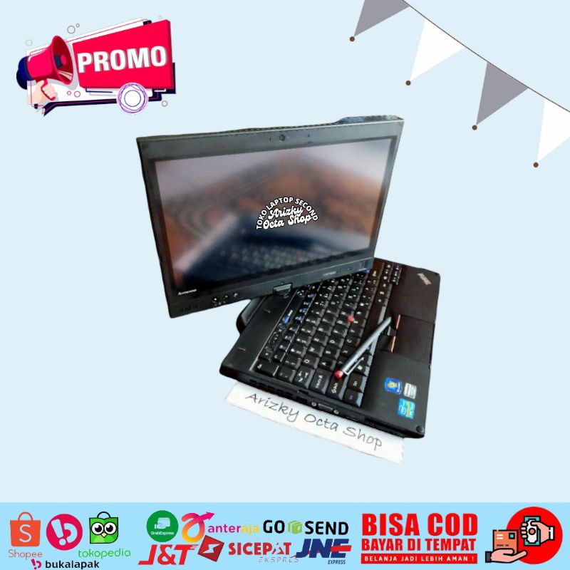 TERMURAH Laptop Lenovo Thinkpad X220 Tab/Tablet core i5 ram 4gb hdd 320gb touch by pen stylus