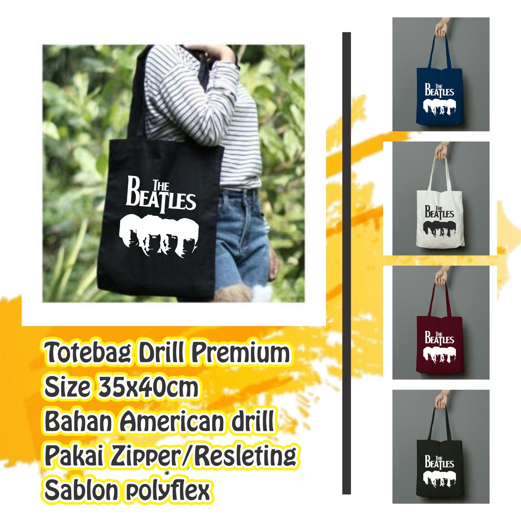 Totebag THE BEATLES II PAKAI RESLETING II SE04