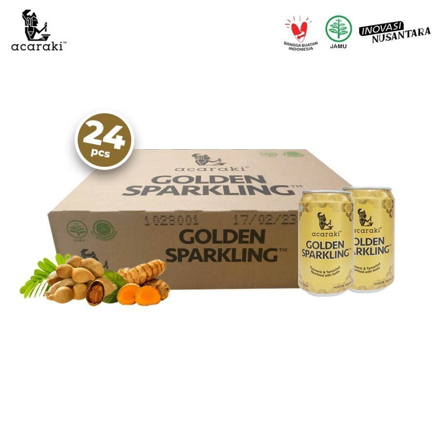 

Acaraki Golden Sparkling Paket Karton isi 24pcs