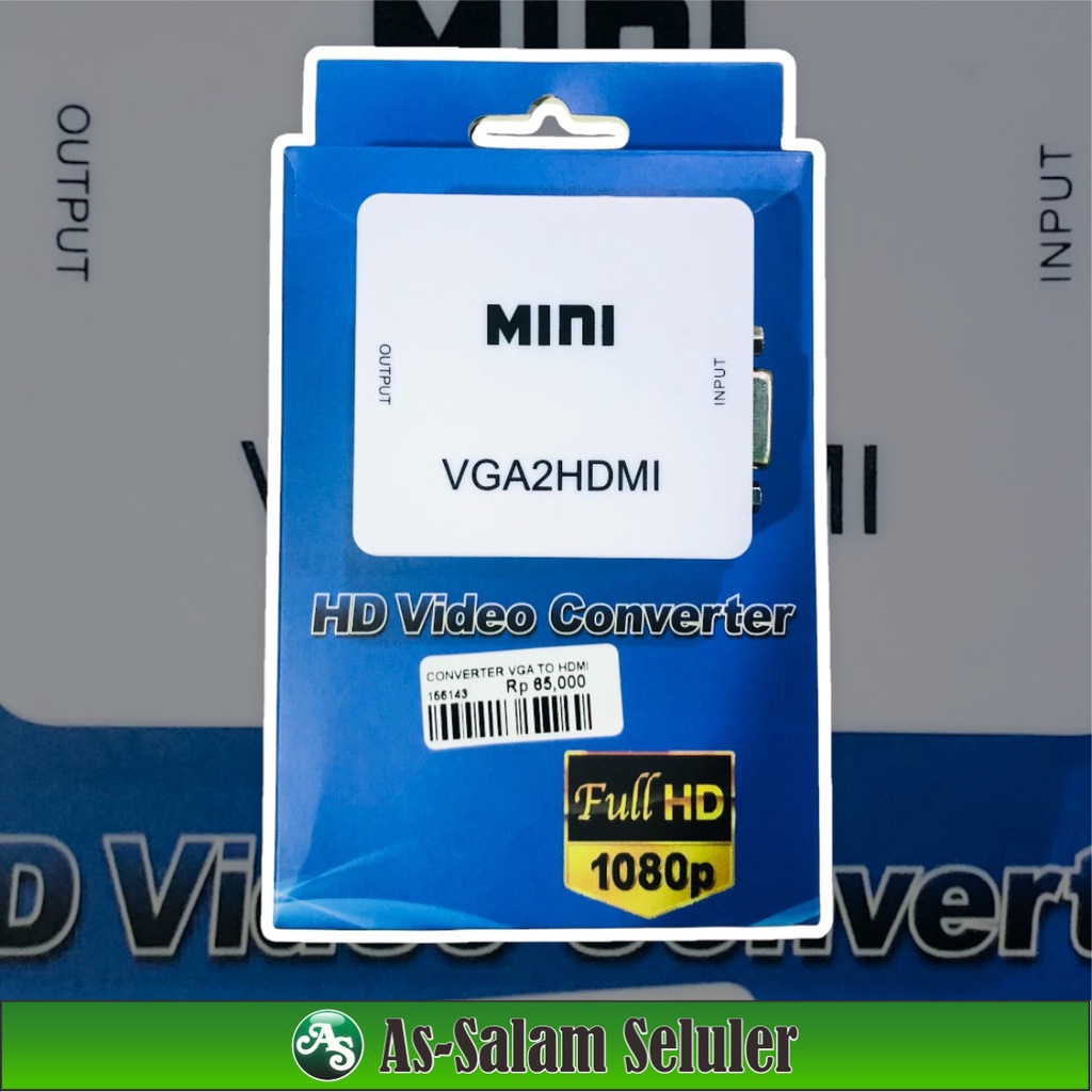KONVERTER HDMI TO VGA PLUS RCA AUDIO