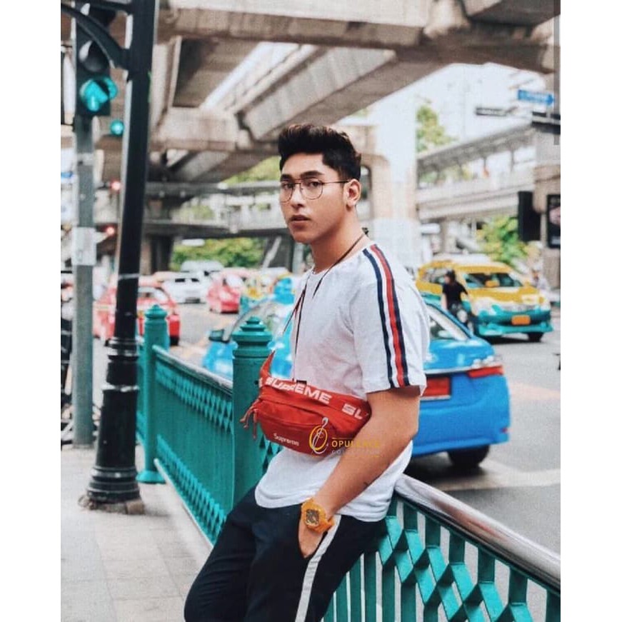 Tas Waistbag Supreme Fashion Distro Pria Import Murah