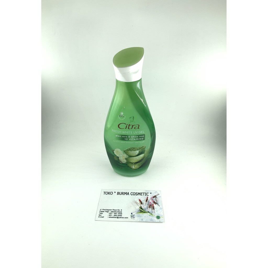 CITRA ALOE VERA WHITE ROSE BODY GEL FRESH WHITE UV