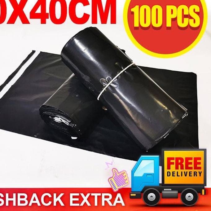 

♥ RM - 30x40 cm (100pcs) Plastik PE Polymailer Plastik Packing Kemasan Olshop Tebal ❊