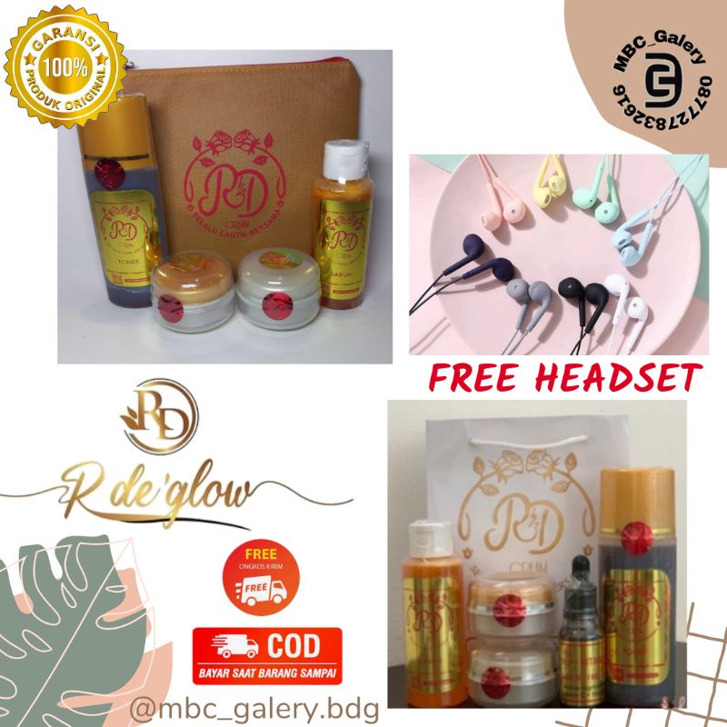 Paket Skincare Cream RD GOLD (RINNA DIAZELLA) Kemasan Baru bisa COD Harga distributor | Cream Pemuti