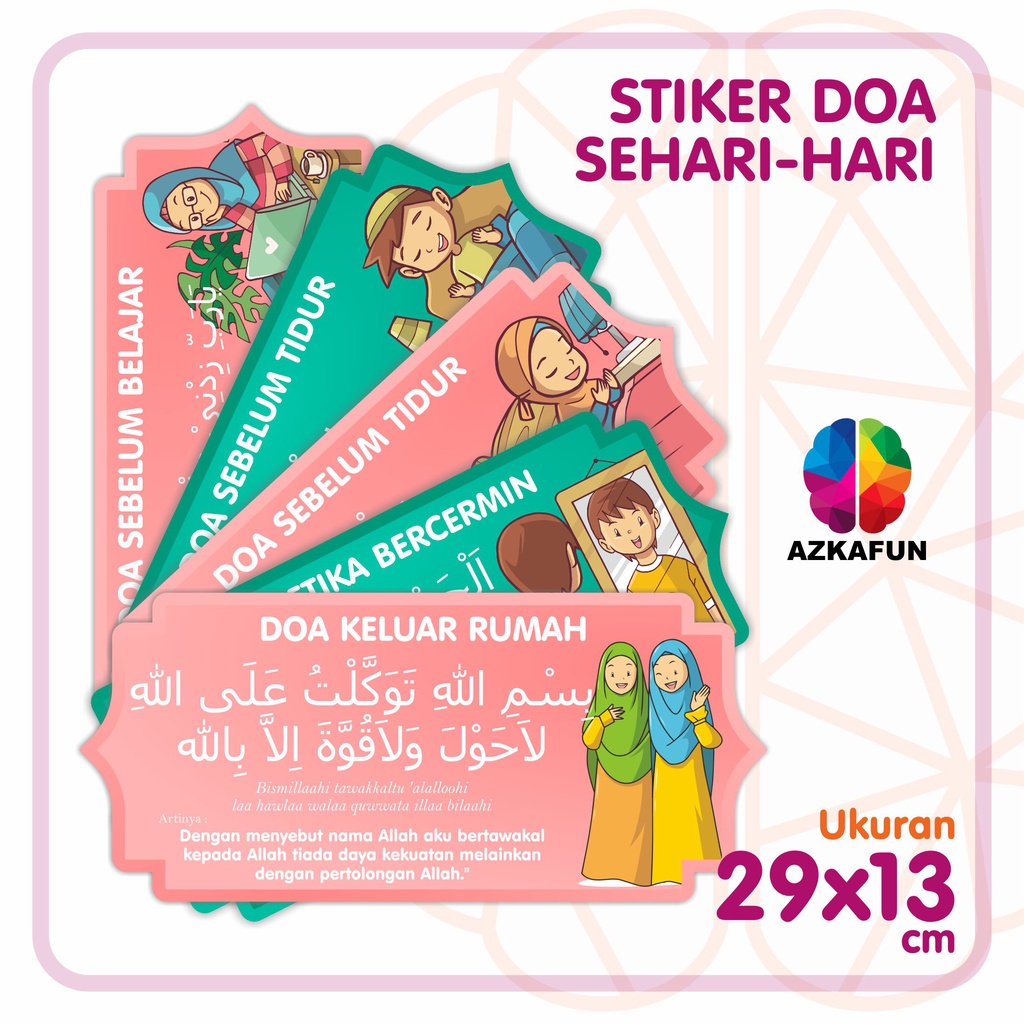 Stiker Doa Sehari-Hari - Edisi Doa Sehari - Part 2