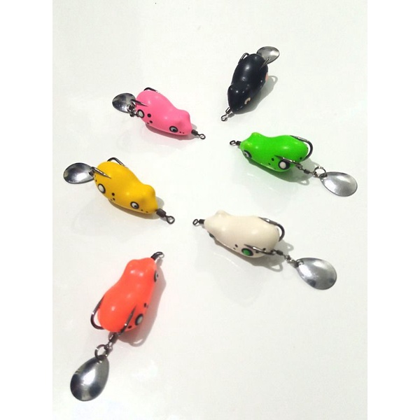 Soft frog umpan casting gabus 3.2 cm