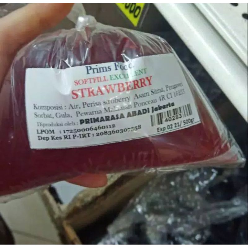 

Selai Bluebery Stroberi Nenas Melon SOFT FILLING JAM 500 GR
