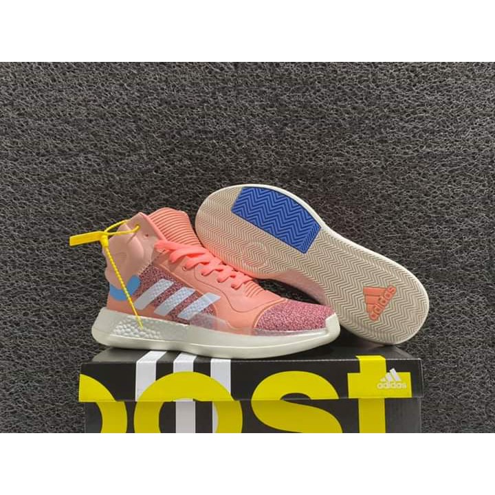 SEPATU BASKET ADIDAS MARQUEE BOOST PEACHES PINK