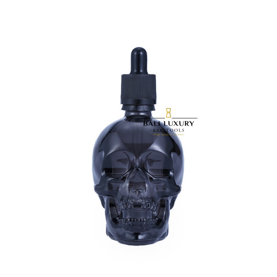 Bitter Bottle Dropper Skull Black
