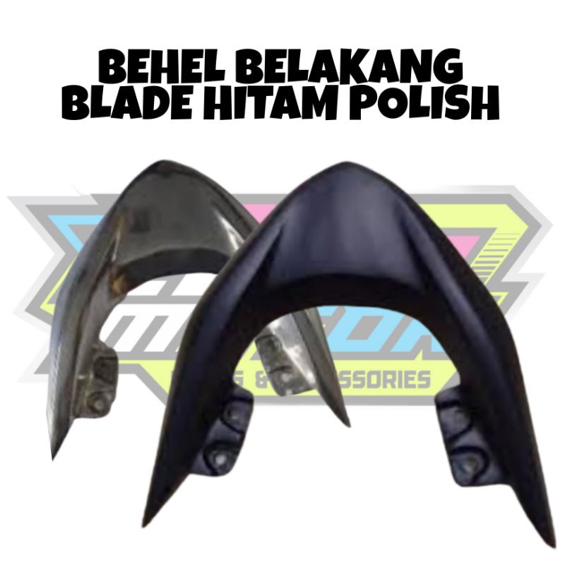 BEHEL BEGEL PLANGER  BLADE POLES /HITAM /PEGANGAN BELAKANG BLADE