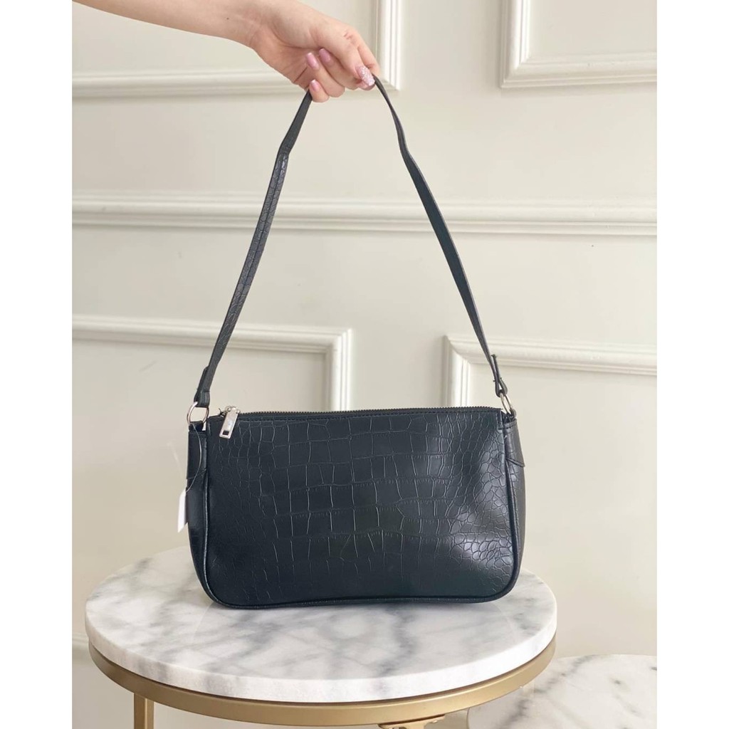 MANGO CROCO ABSM277 SLING BAG/ TAS BAHU/ SHOULDER BAG