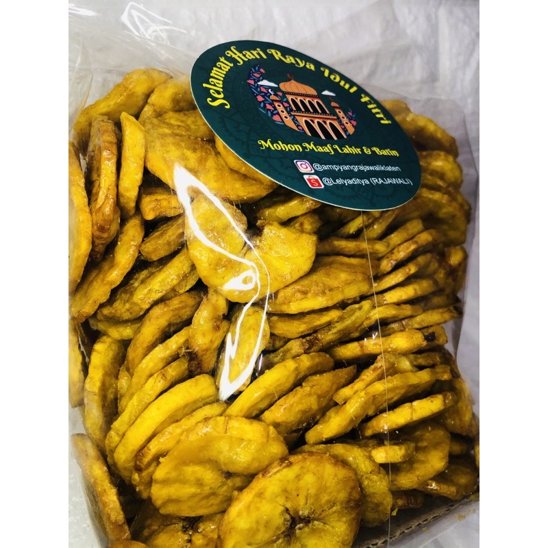 

Keripik Pisang Koin 500gr coklat manis pisang dolar hampers snack lebaran pisang coklat