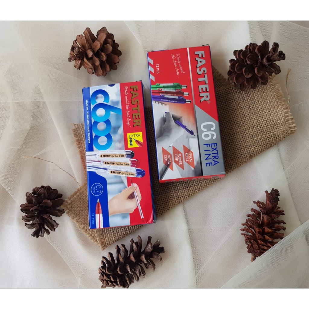 

Bolpen Faster C6 - C600 HItam