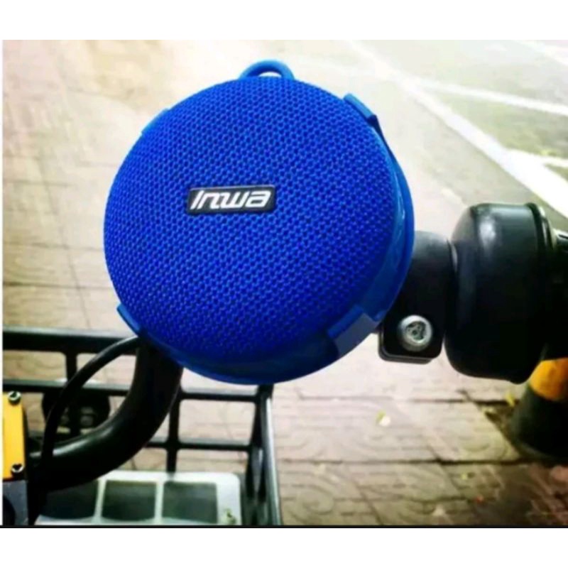 Speaker Sepeda Bluetoot Waterproof Speaker Portable Wireless Sepeda Biru