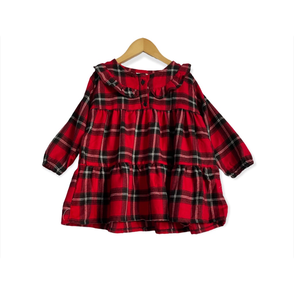 Tunik Zara Tunik Anak Flanel Neeca Kiddos Size 2,4,6,8,10 Tahun