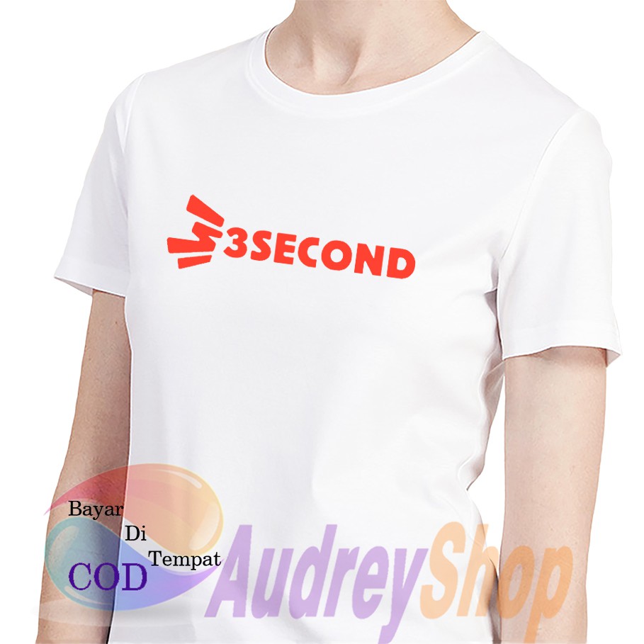 Baju 3SECOND / Kaos THREE SECOND / T-Shirt 3SECOND / Oblong 3SECOND / Kaos Distro 3SECOND