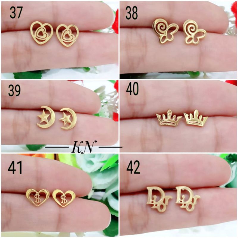 Titanium anting motif lucu LL17052201