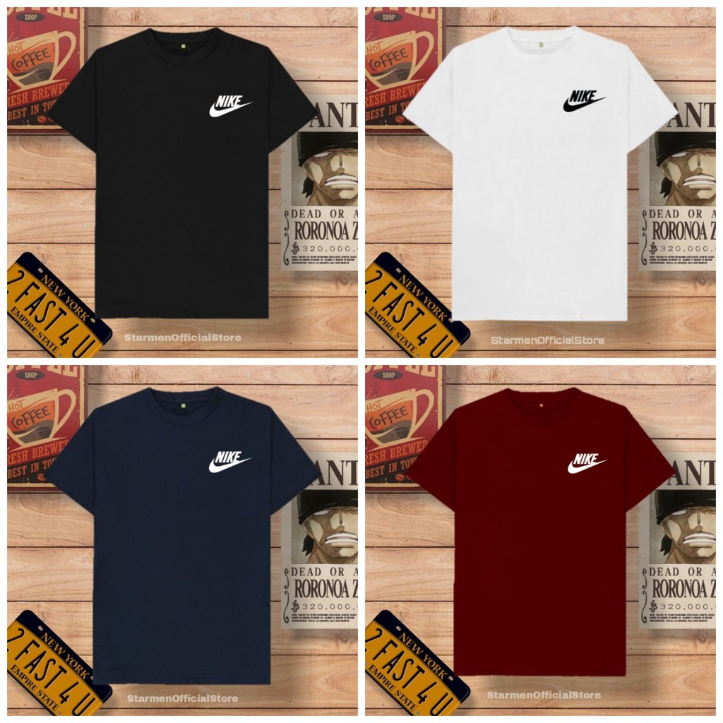 Kaos Distro Unisex LOGO NIKE Katun Combed 30s / sablon polyflex /polyflex premium / Pakaian Pria Wanita Atasan Cowok Cewek /kaos kekinian / kaos viral / tshirt tumbrl tee basic /SIZE M , L , XL , XXL / kaus oblong oversize kaos murah best seller ready