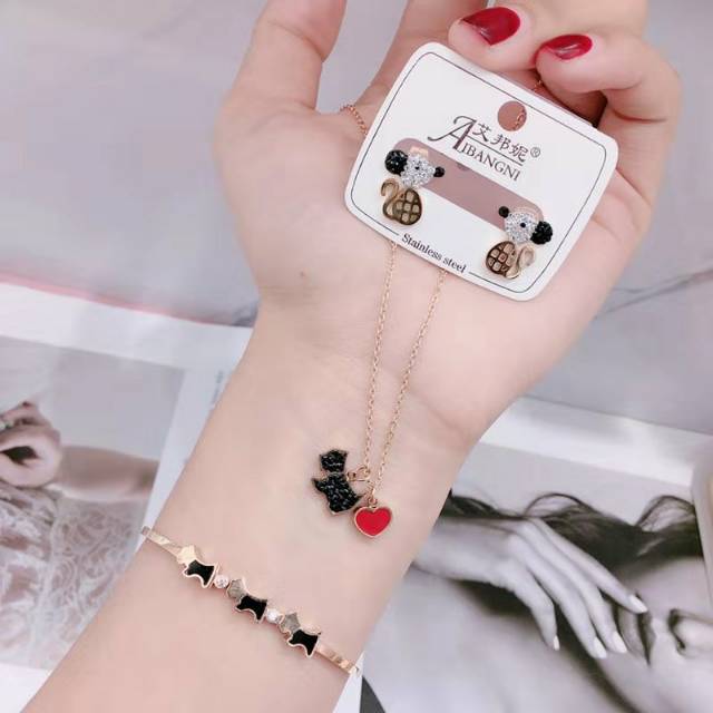 SET TITANIUM / ANTING TITANIUM / KALUNG TITANIUM / GELANG TITANIUM