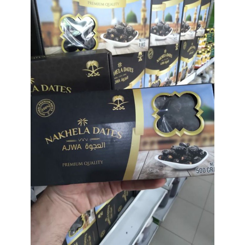 

Kurma Ajwa premium 500gr