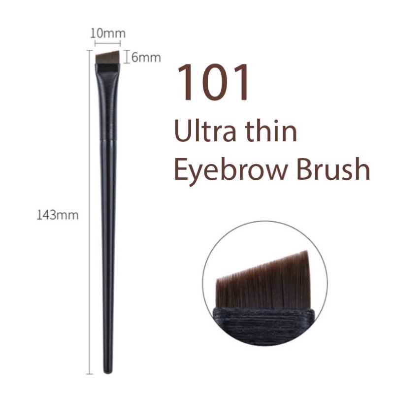 Ultra Thin Precision Firming Knife Edge Fine Eyeliner Brush Eyebrow Brush LA129