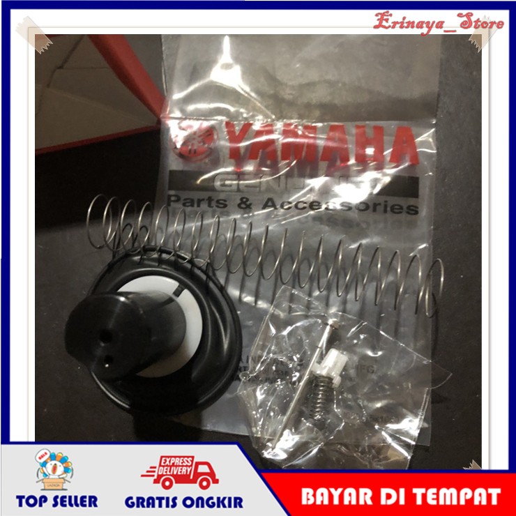 Karet Vakum Vacum Assy Motor Yamaha Xeon Nouvo Lele Karburator Karbu Lama Old 44D ORI ORIGINAL YGP Spare Part-3