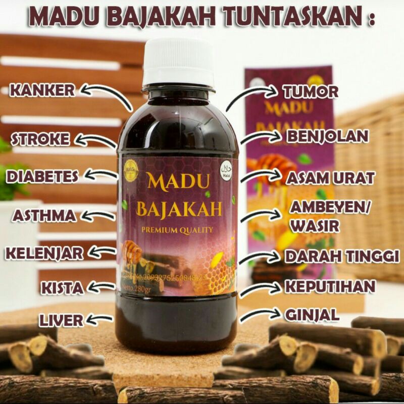 OBAT HERBAL DARAH TINGGI HERBAL MADU BAJAKAH / TEH BAJAKAH / KAPSUL BAJAKAH / KALIMANTAN BORNEO Ori