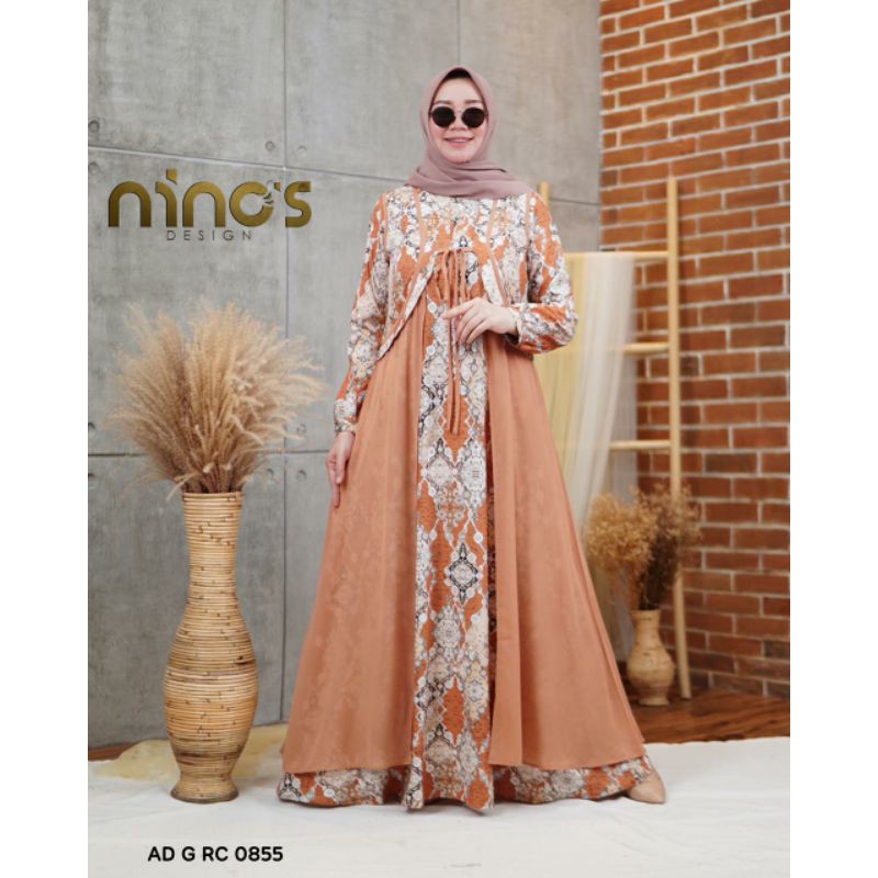 Gamis Free Outer AD G RC 0855 By Ninos