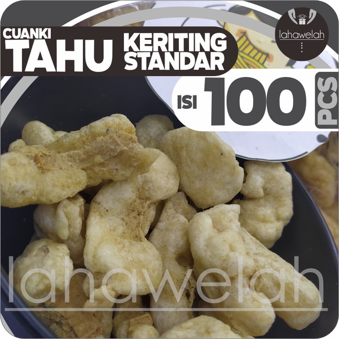 

100pcs TAHU KERITING STANDAR untuk Toping Baso Aci Seblak Indomie - BARU